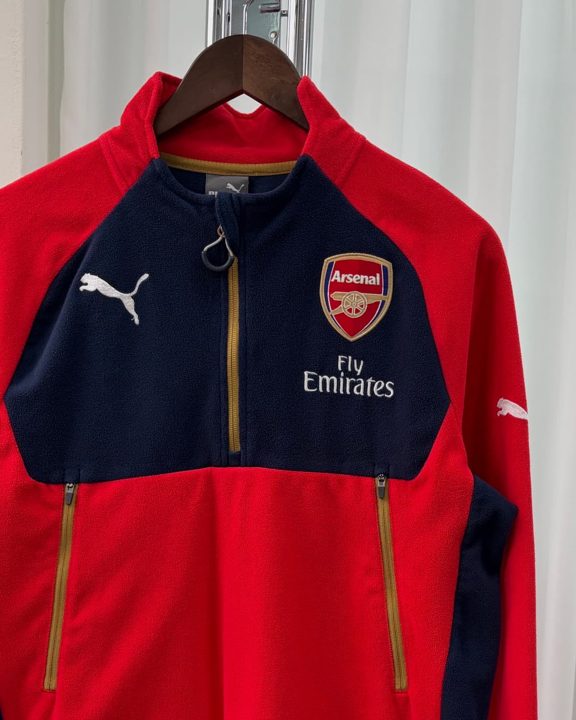 [S-M]푸마 아스널 15-16 트레이닝 플리스 드릴탑 상품이미지3