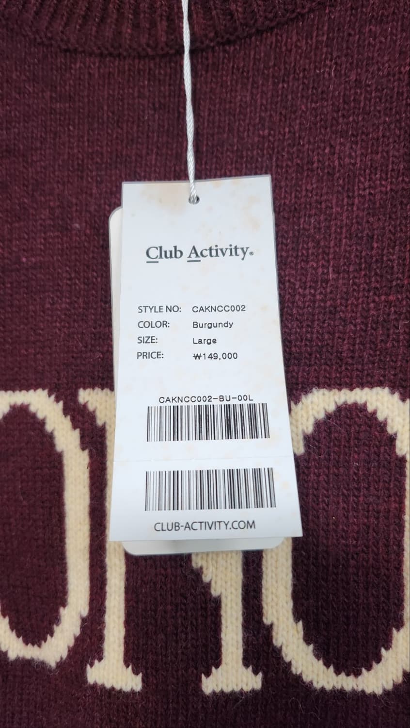 클럽 액티비티 니트  새상품  상품이미지2