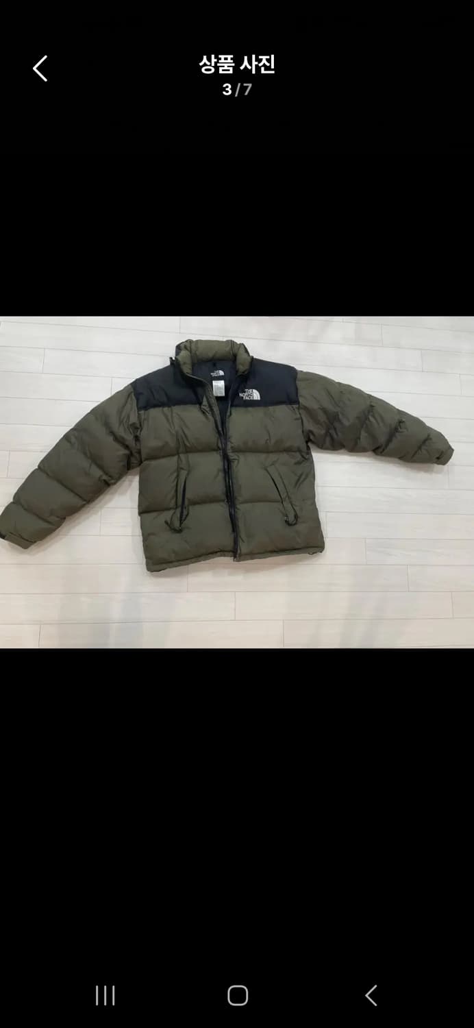 노스페이스 중앙 백로고 눕시 올리브 700 구형 상품이미지3