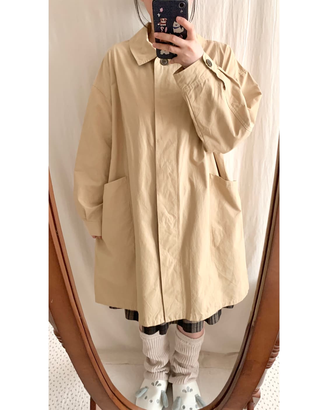 sm2 베이지 아방 트렌치코트 상품이미지1