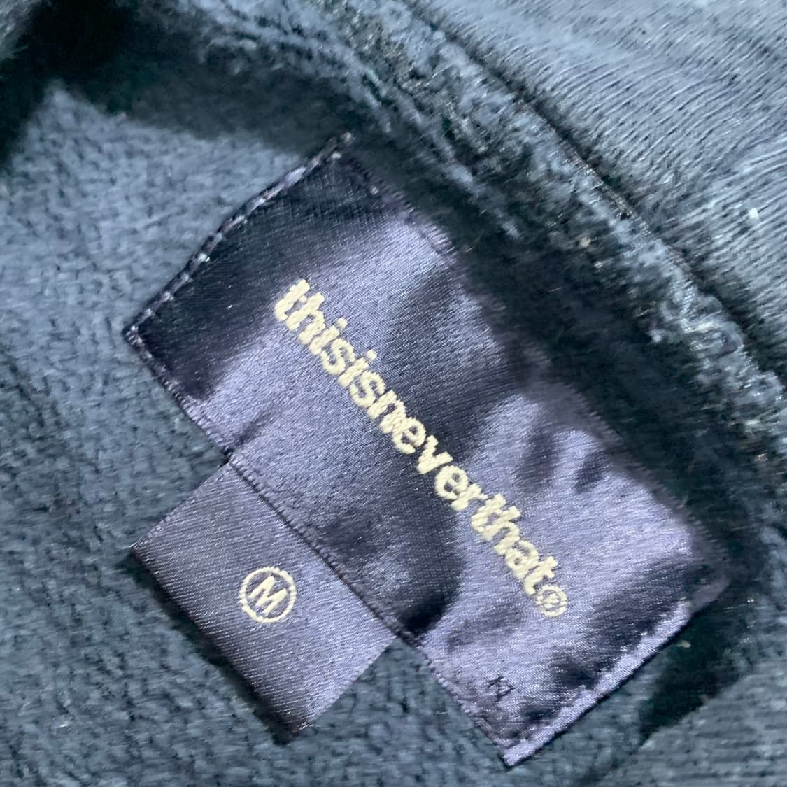 디스이즈네버뎃 네이비 후드티   상품이미지3