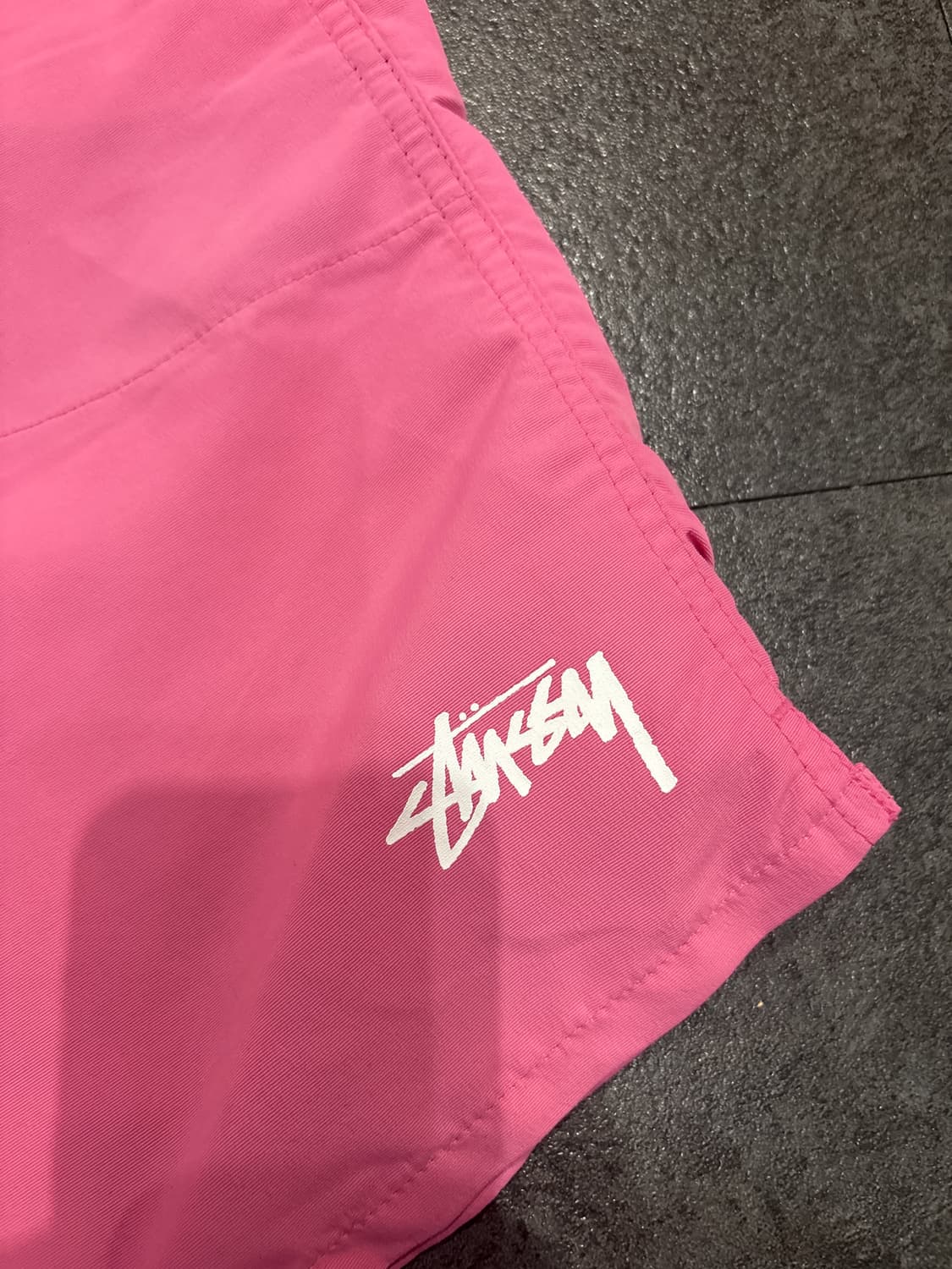 [M]스투시 스탁 워터 쇼츠 검 핑크 상품이미지2