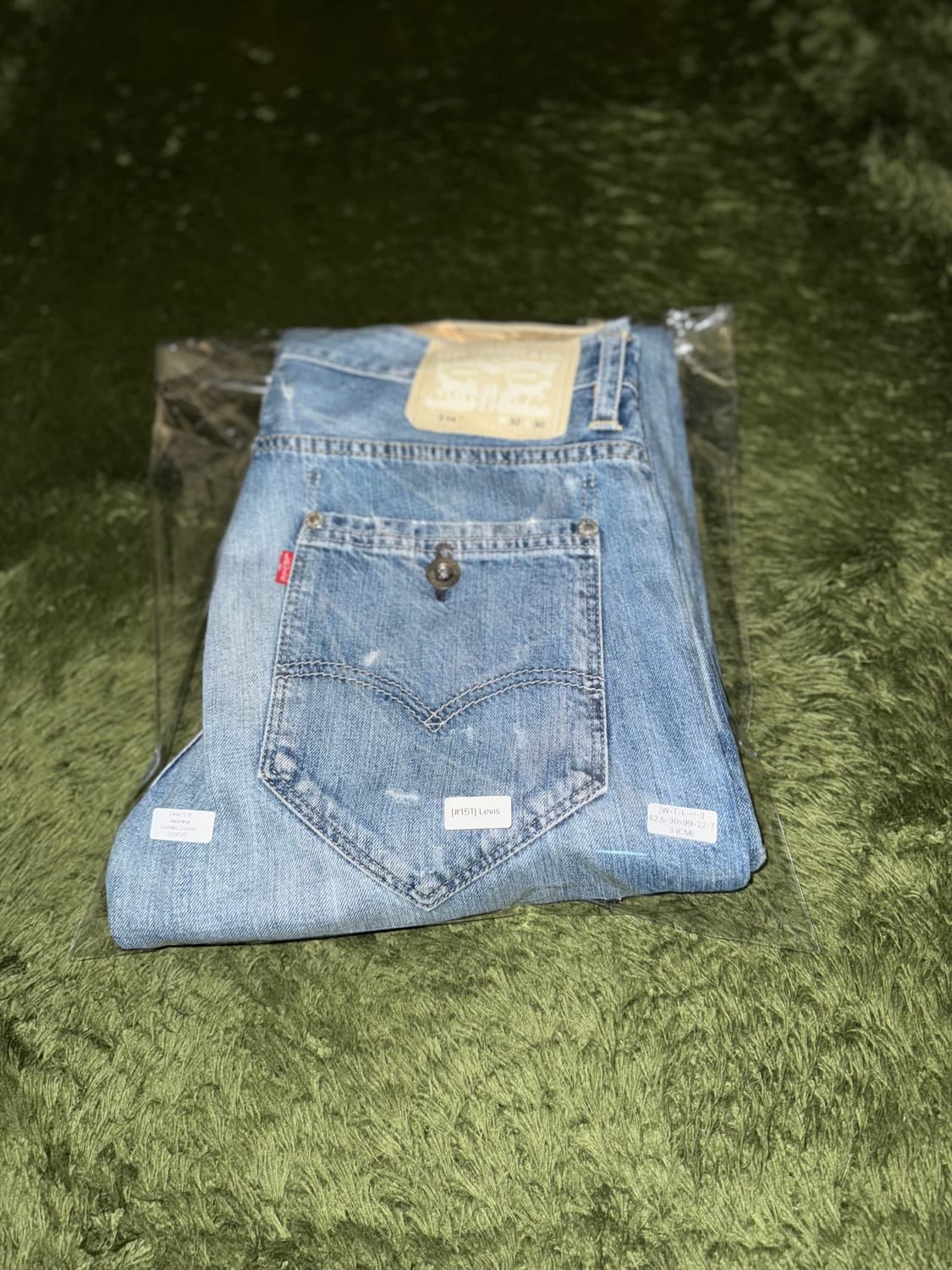 [32X30] 리바이스 514 재패니즈 사시코 커스텀 데님 팬츠 상품이미지10