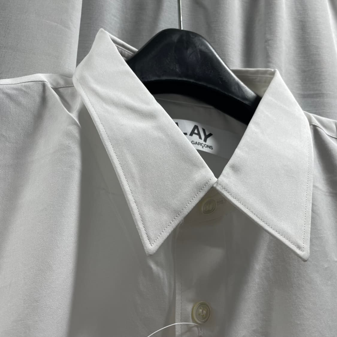 꼼데가르송/ 레드와펜 화이트 셔츠/ XL 상품이미지3