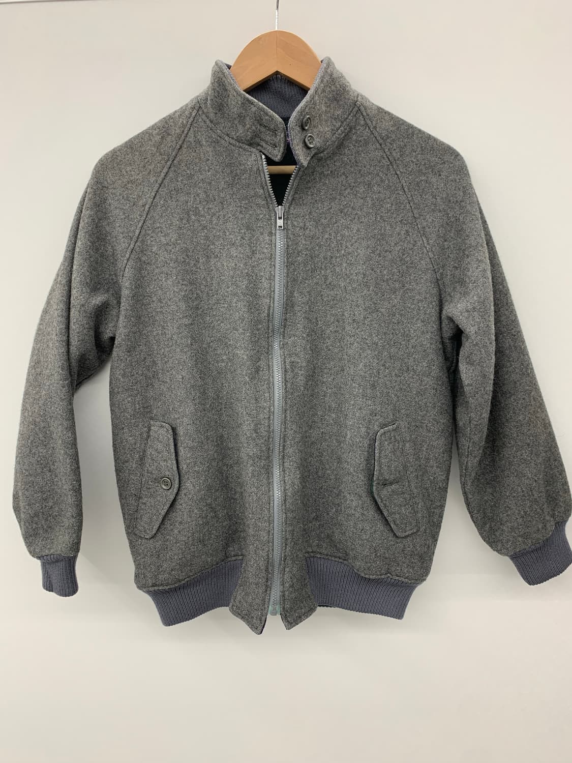 그레이 울 블루종 상품이미지6