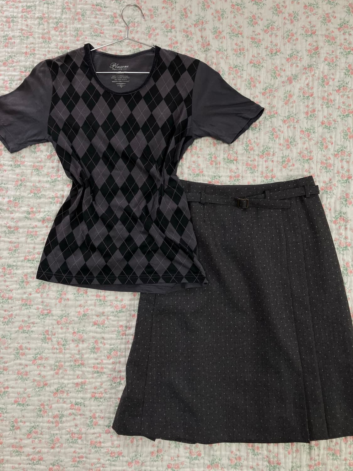 모리걸아가일반팔+브라운도트커트 세트 상품이미지1