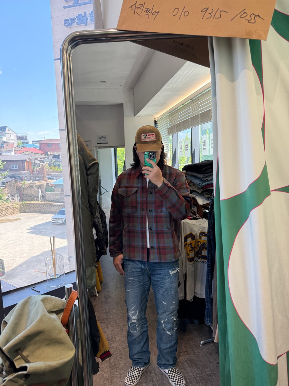 RRL 플래드 울 트윌 셔츠 자켓 XL 상품이미지9