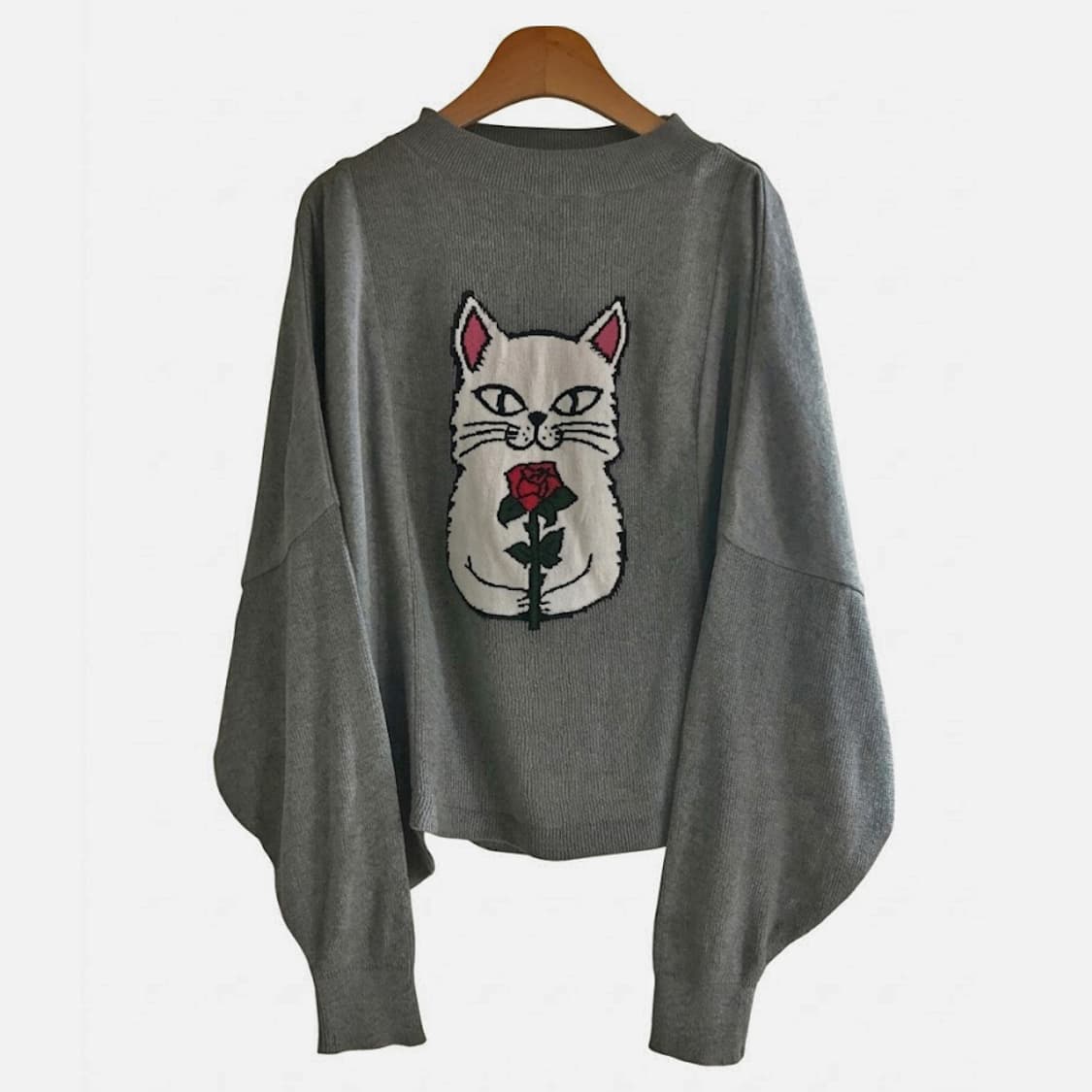 히스테릭글래머 캣앤로즈 니트 상품이미지1