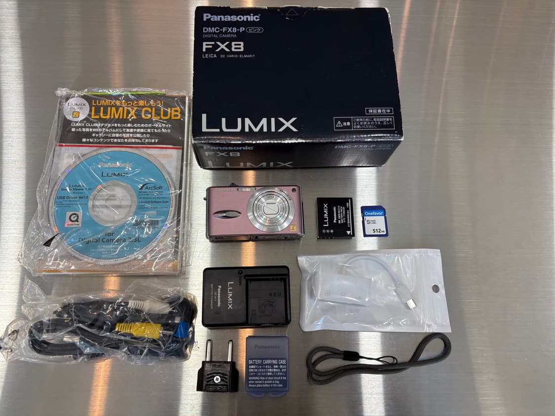 딸기우유/박스O)파나소닉 루믹스 DMC-FX8 핑크 빈티지디카 상품이미지2