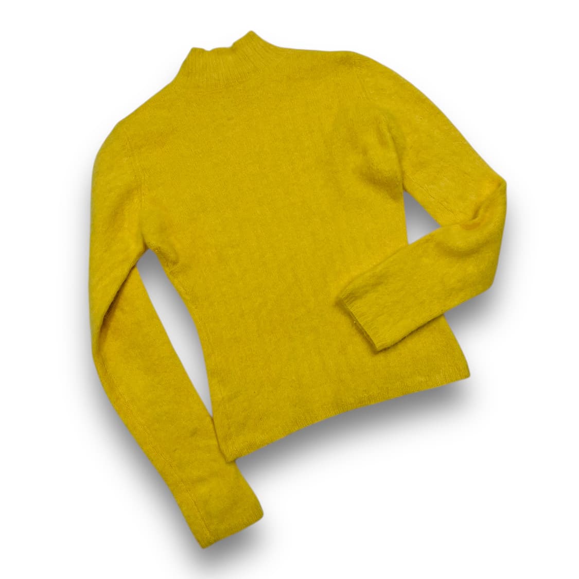 Ozon community 90s Yellow angora knit 상품이미지3