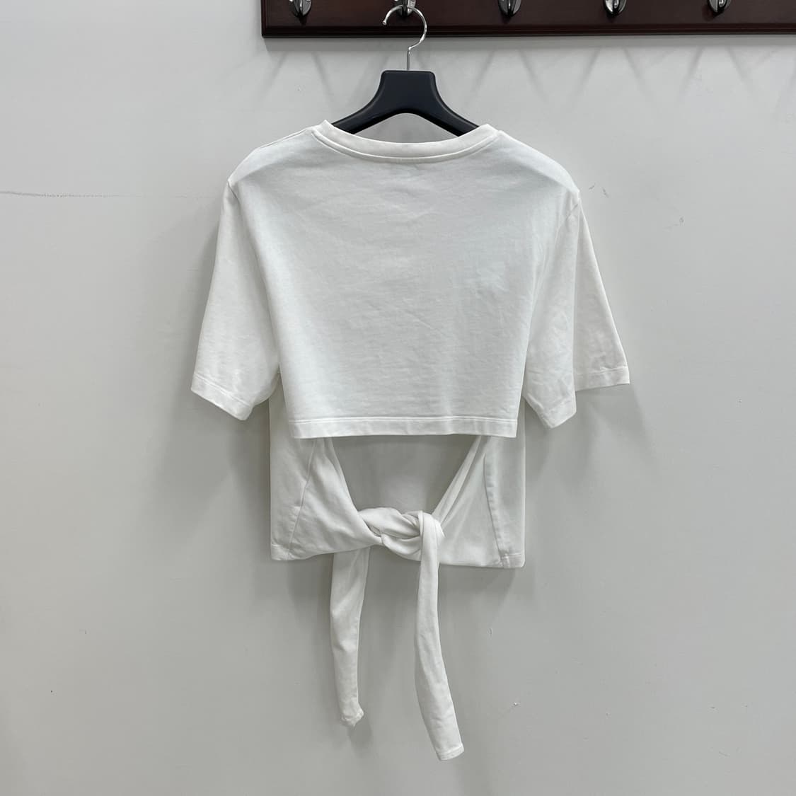 코스 여성F 보우백 백리본 반팔 티셔츠 상품이미지3