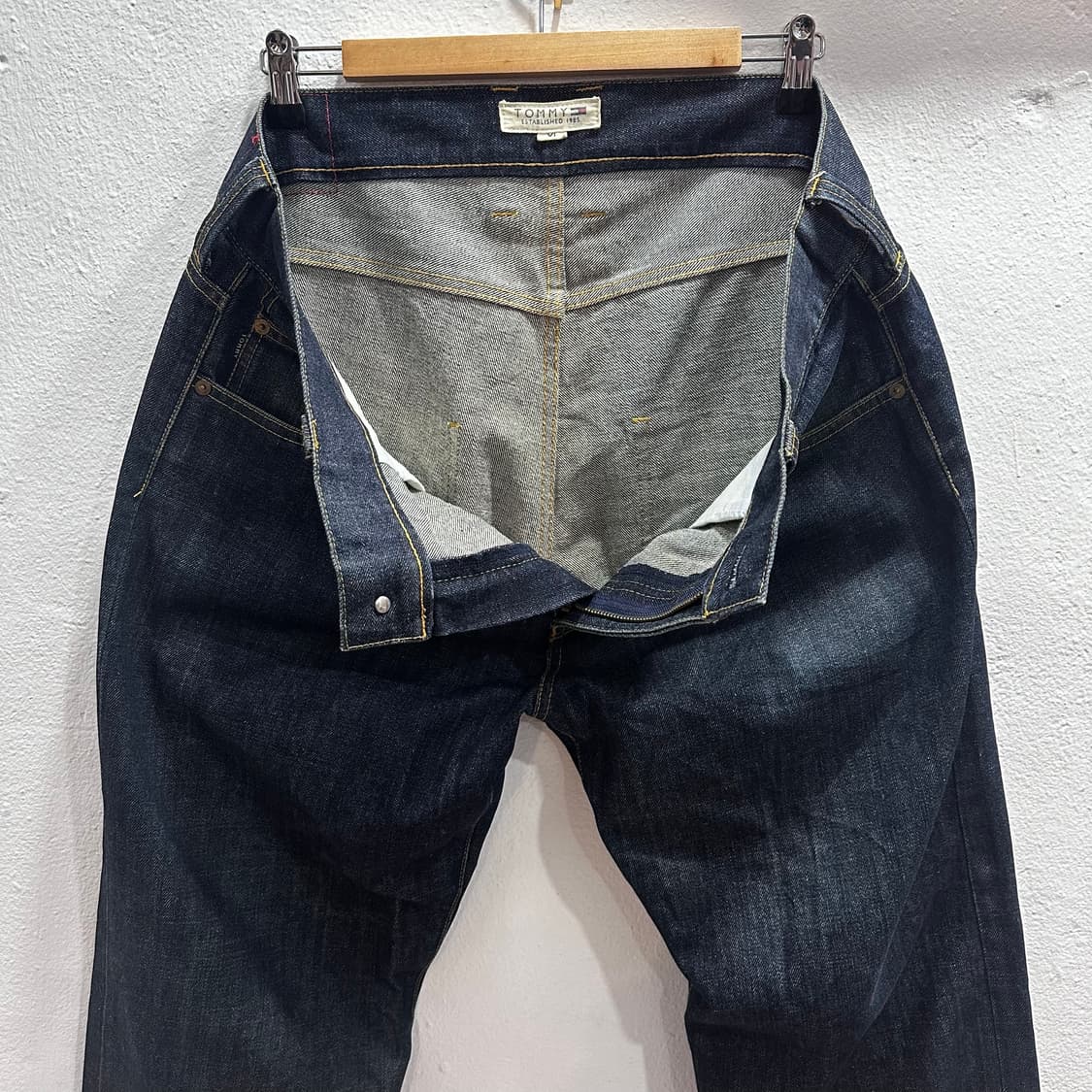 타미힐피거 페인팅 백포인트 데님팬츠34-36 상품이미지10