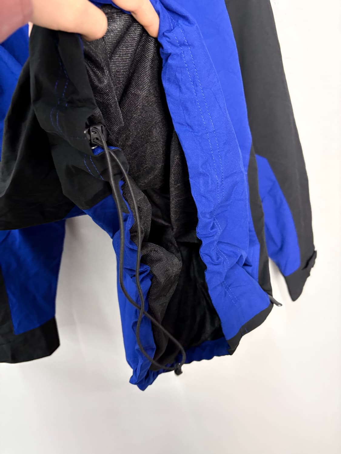 나이키 스우시 올드스쿨 블루블랙 아노락 반집업 자켓A3698 상품이미지4