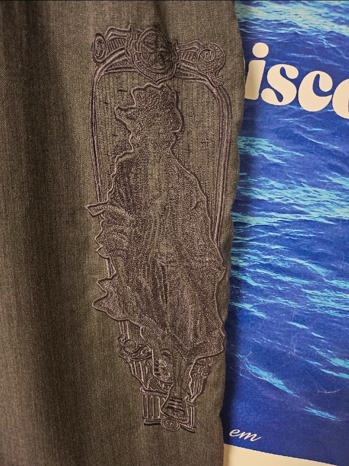 송지오옴므 자수 카고 바지 상품이미지4