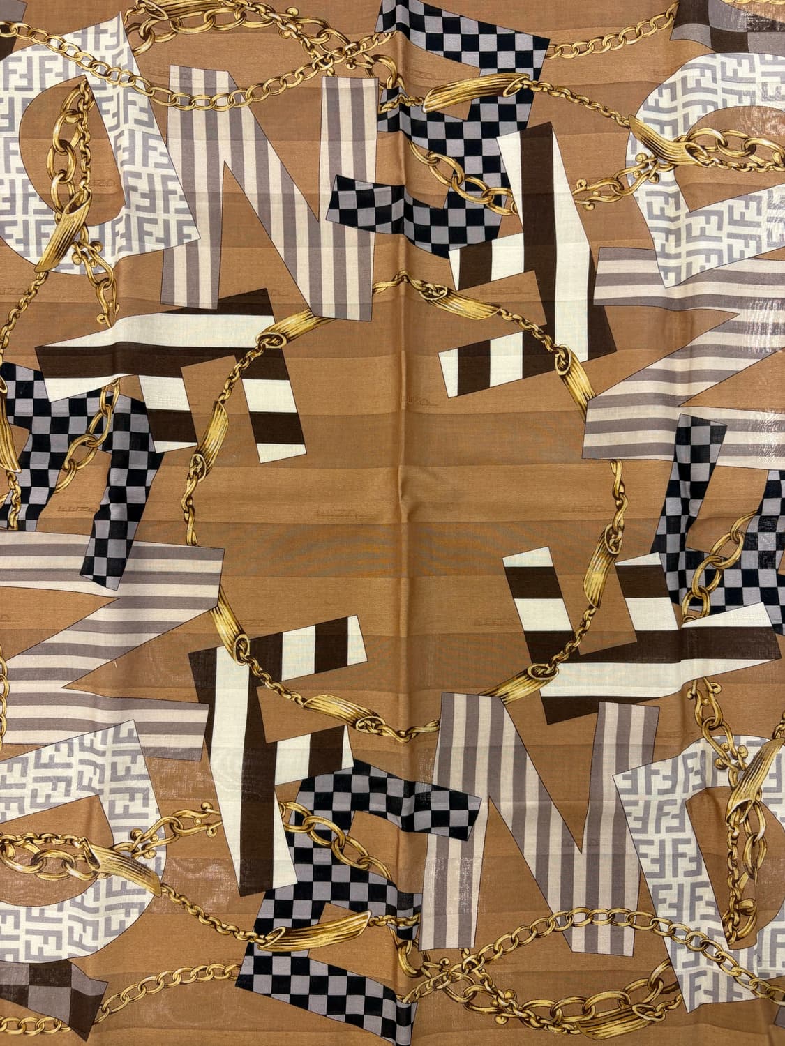 펜디 FF 체인 실크 미니스카프 상품이미지3