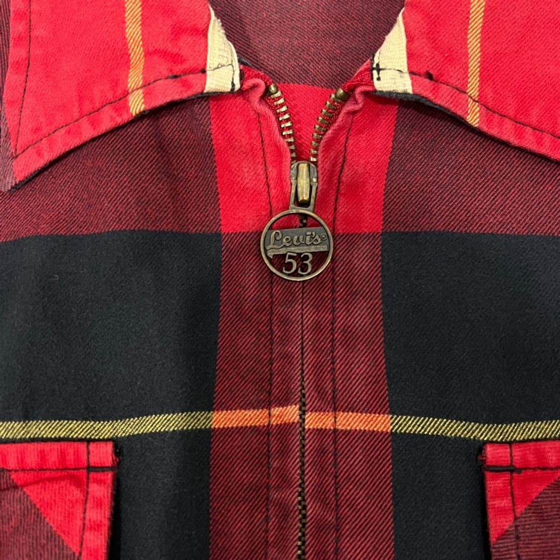 리바이스 빅체크 집업 셔츠 상품이미지3