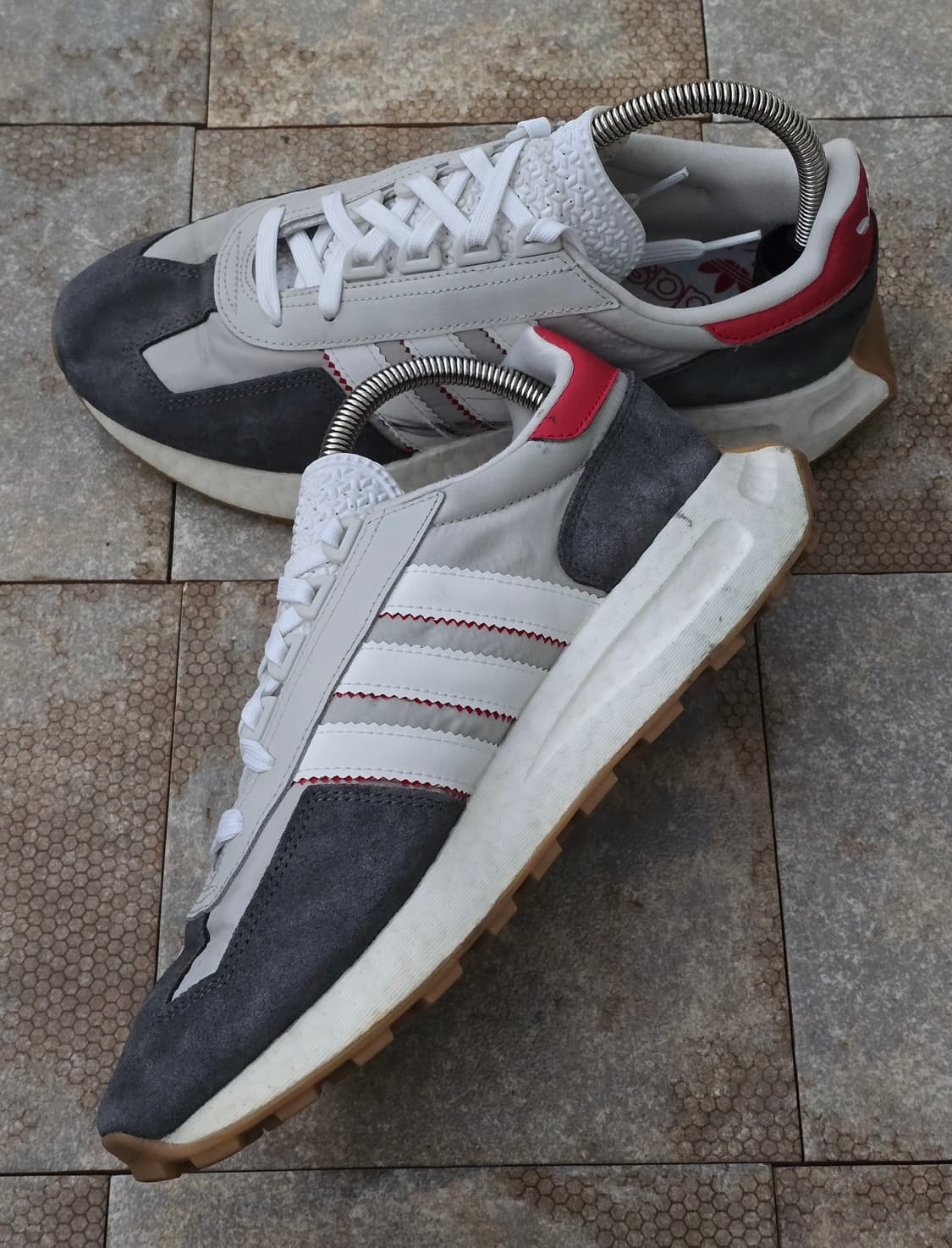 (270)아디다스 레트로피 e5 그레이 화이트 상품이미지7