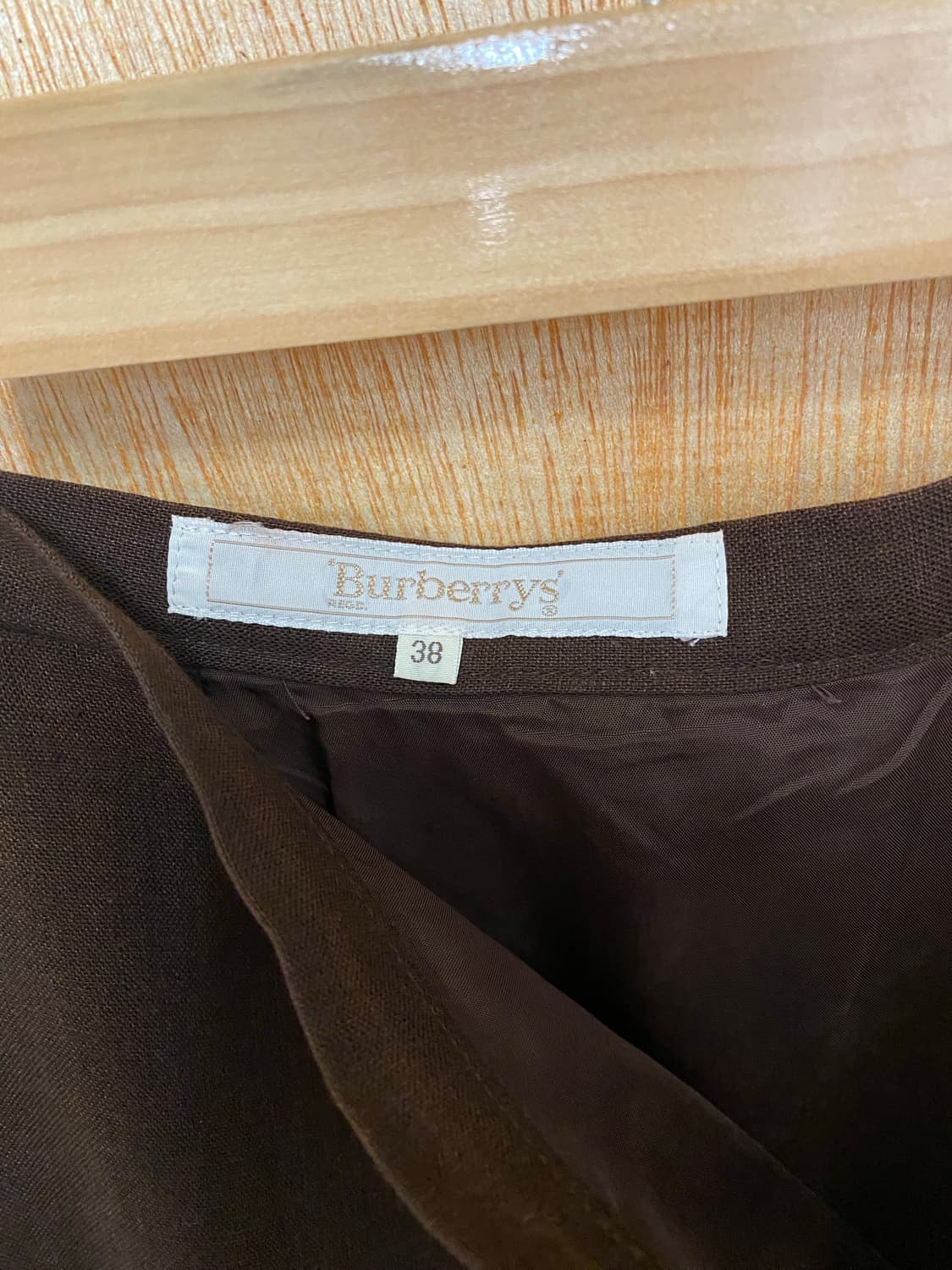 BURBERRY linen skirt 버버리 린넨 미디스커트 상품이미지8