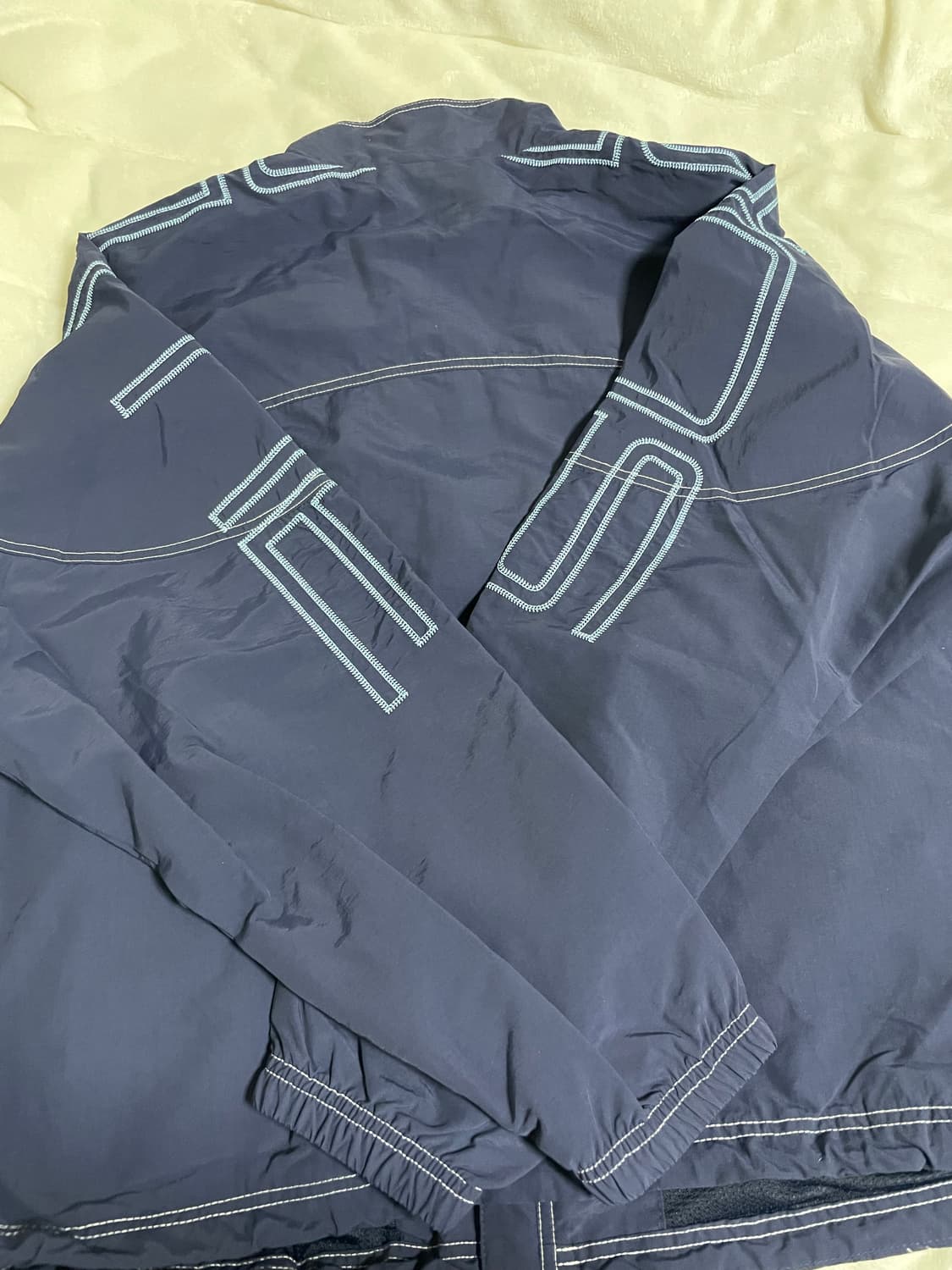 25ss 슈프림 스펠아웃 트랙 자켓 네이비 L 상품이미지2