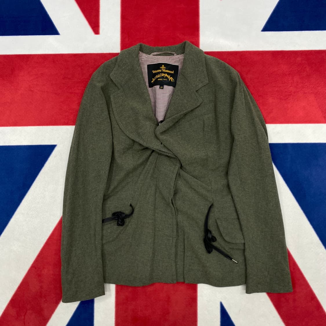 비비안웨스트우드 셔링 울자켓 여성40 실측 55반 상품이미지1