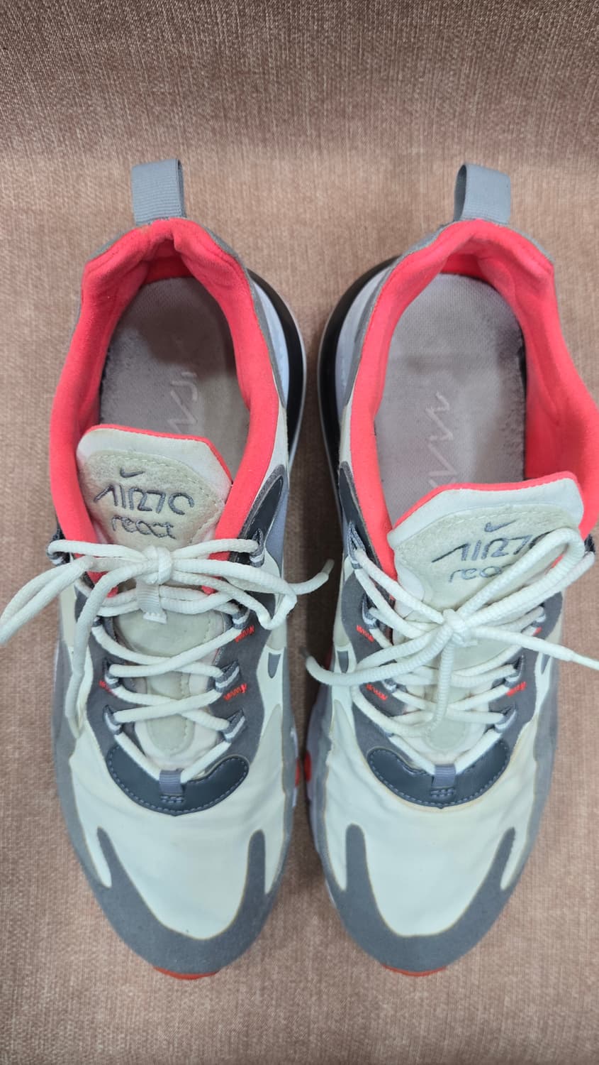 나이키 280mm- 에어맥스 리액트 스모크그레이  상품이미지2