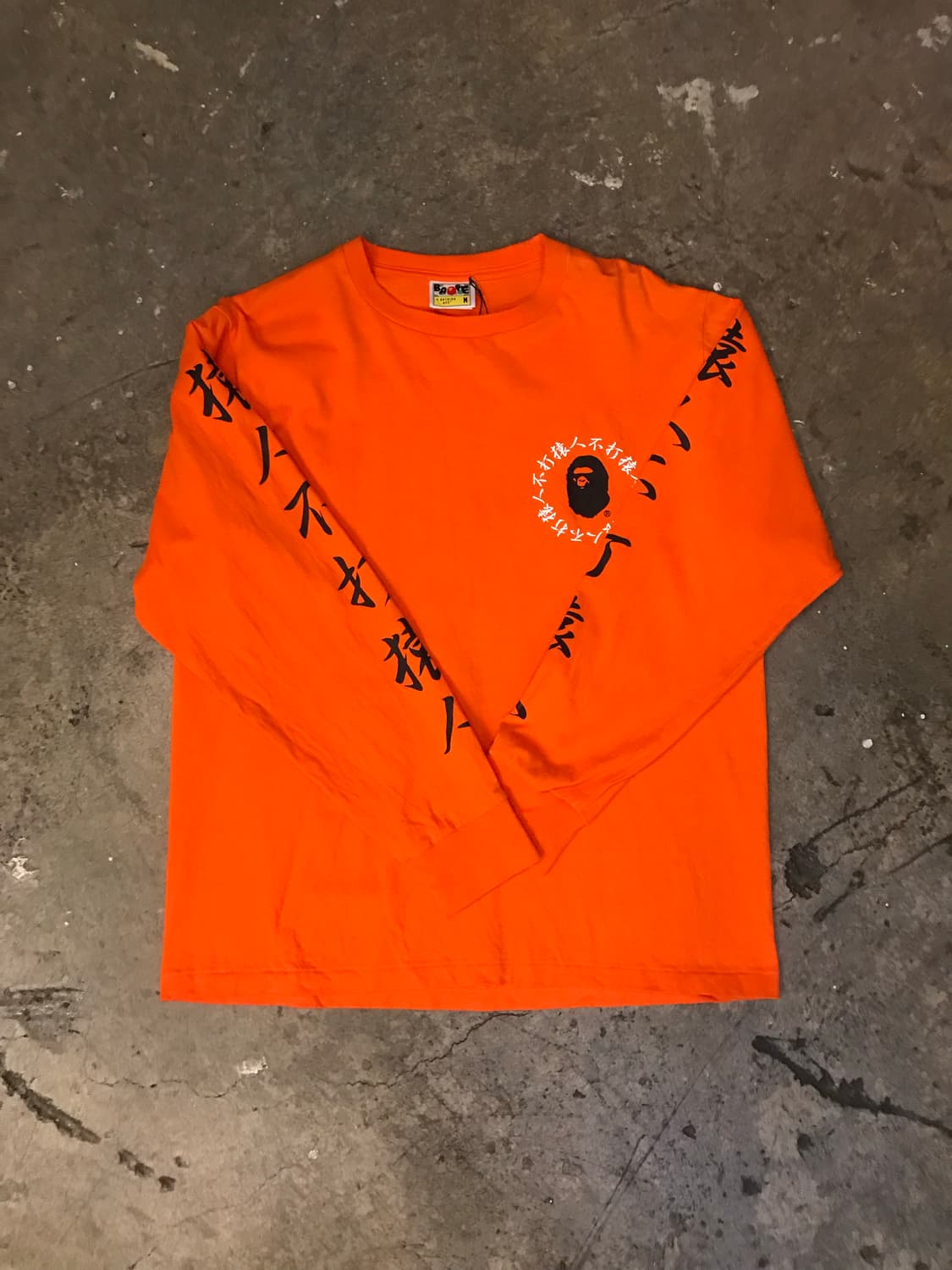 Bape Kanji Saru Long Sleeves 상품이미지4