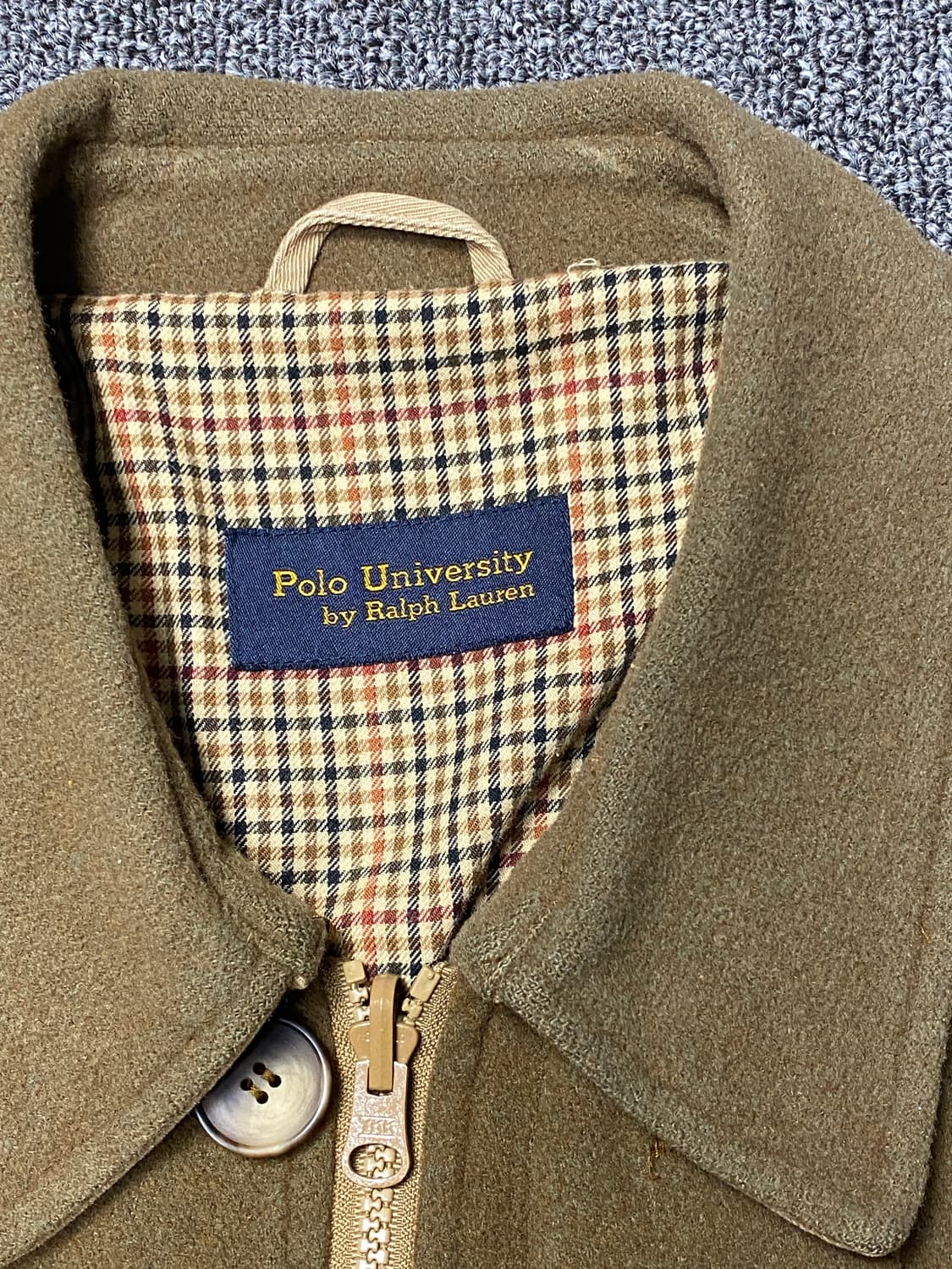 폴로 랄프로렌 클래식 싱글 코트 (카키브라운) 상품이미지5