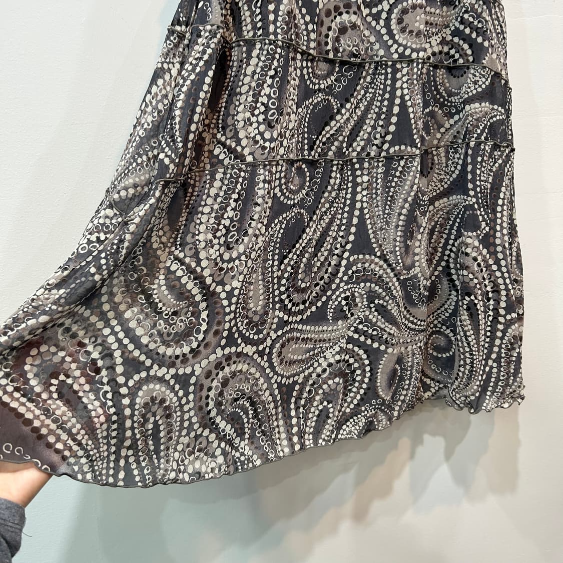 오리엔탈 그레이 스커트 상품이미지5