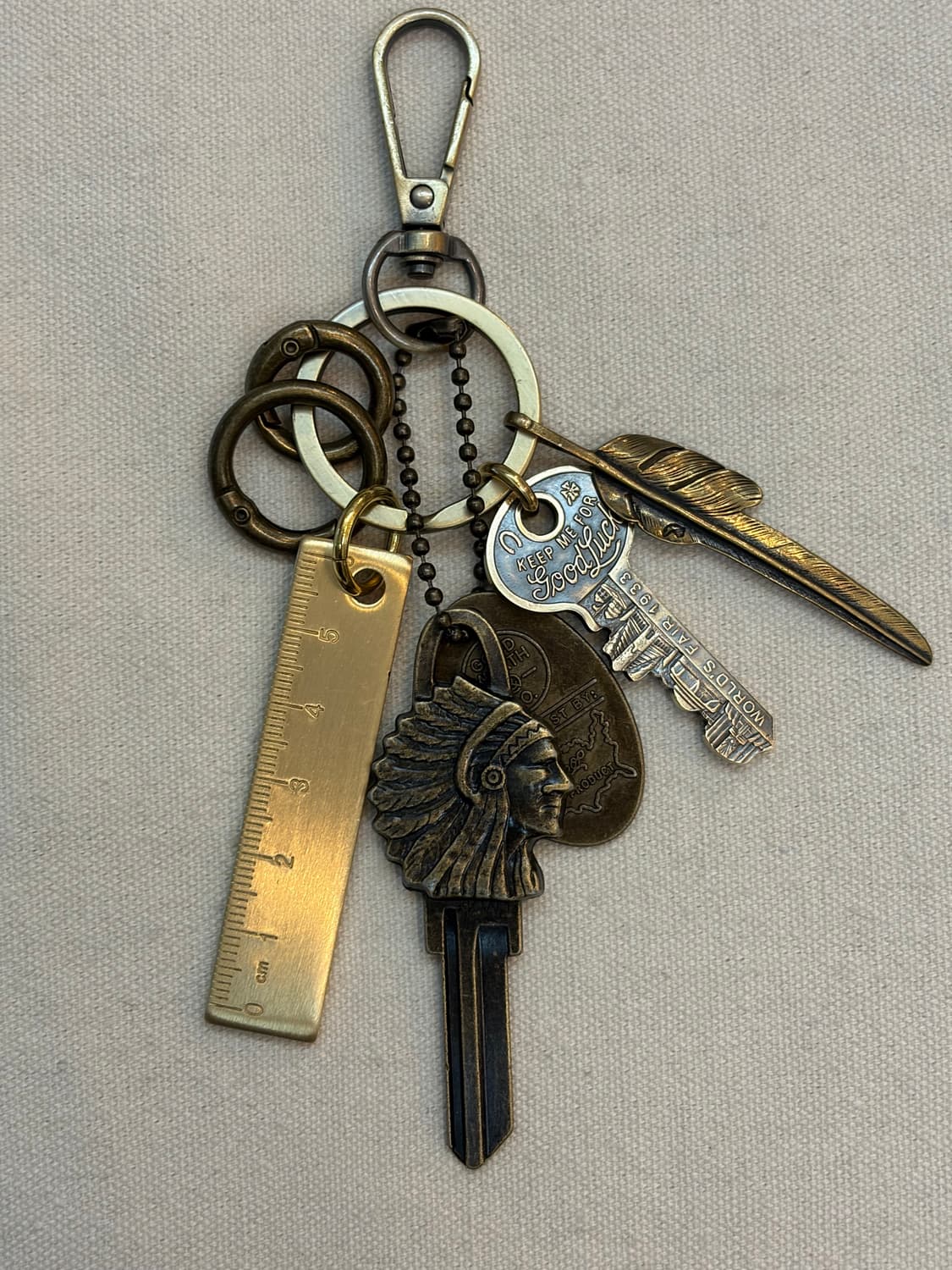 🗝 빈티지 트래블 키 키링 상품이미지2