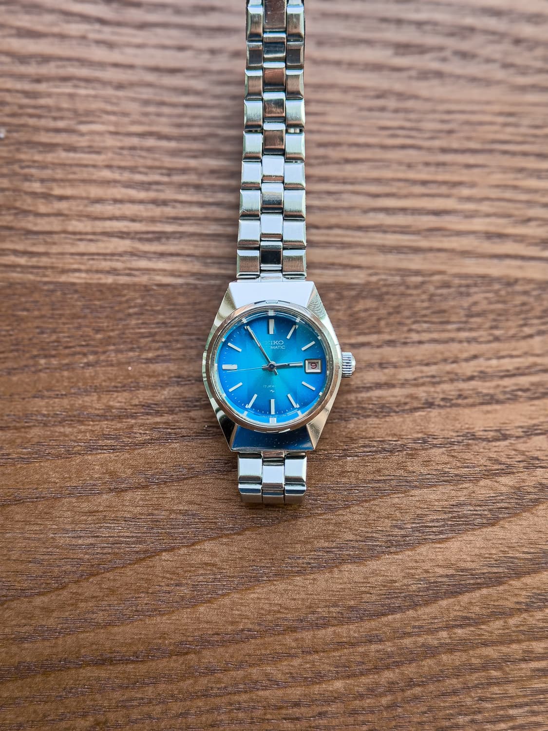 빈티지 세이코 컷글라스 블루 상품이미지4