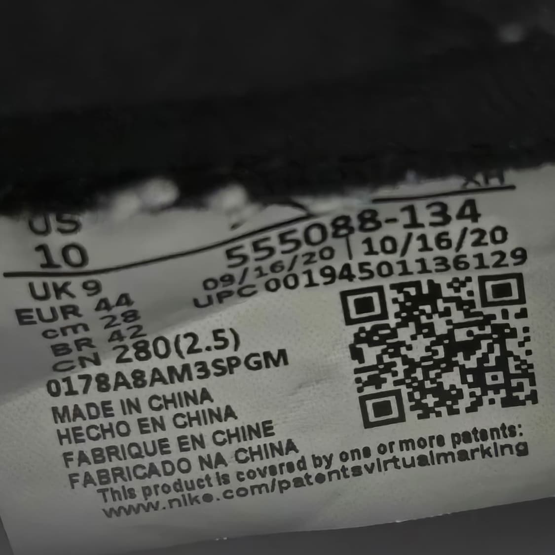 280 나이키 에어조던1 하이 OG 유니버시티 블루 상품이미지10