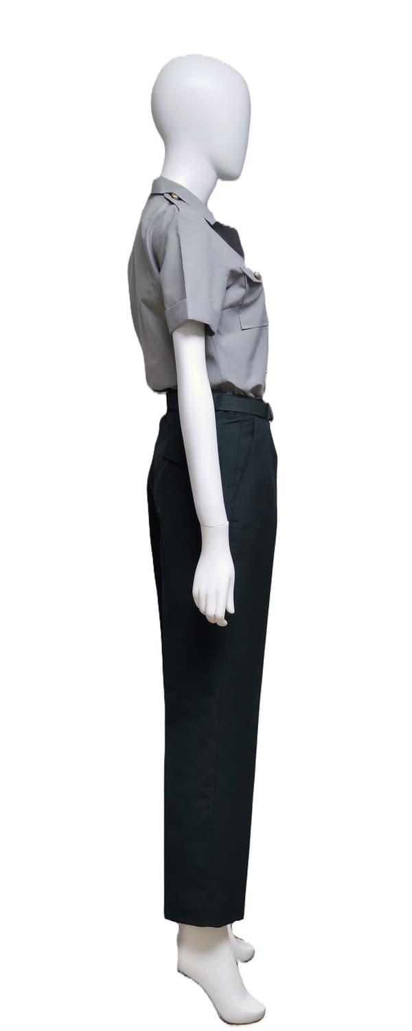 육군 구형 부사관학교 여군용 하계 정복 전투복 반팔 셔츠 셋트 (M) 상품이미지3