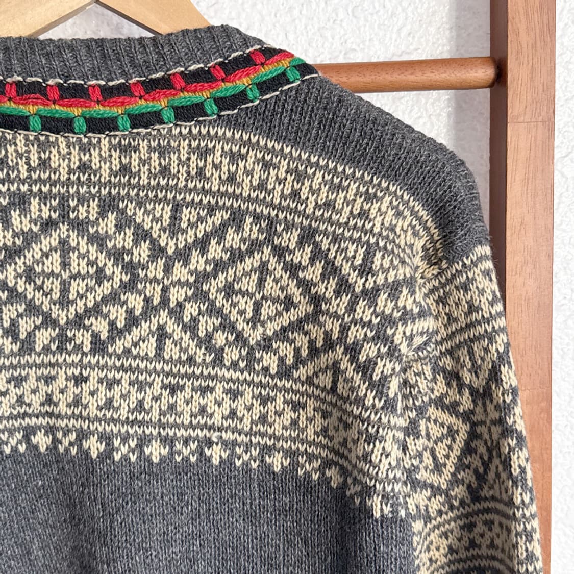 Norwegian Holiday Knit Cardigan 상품이미지6