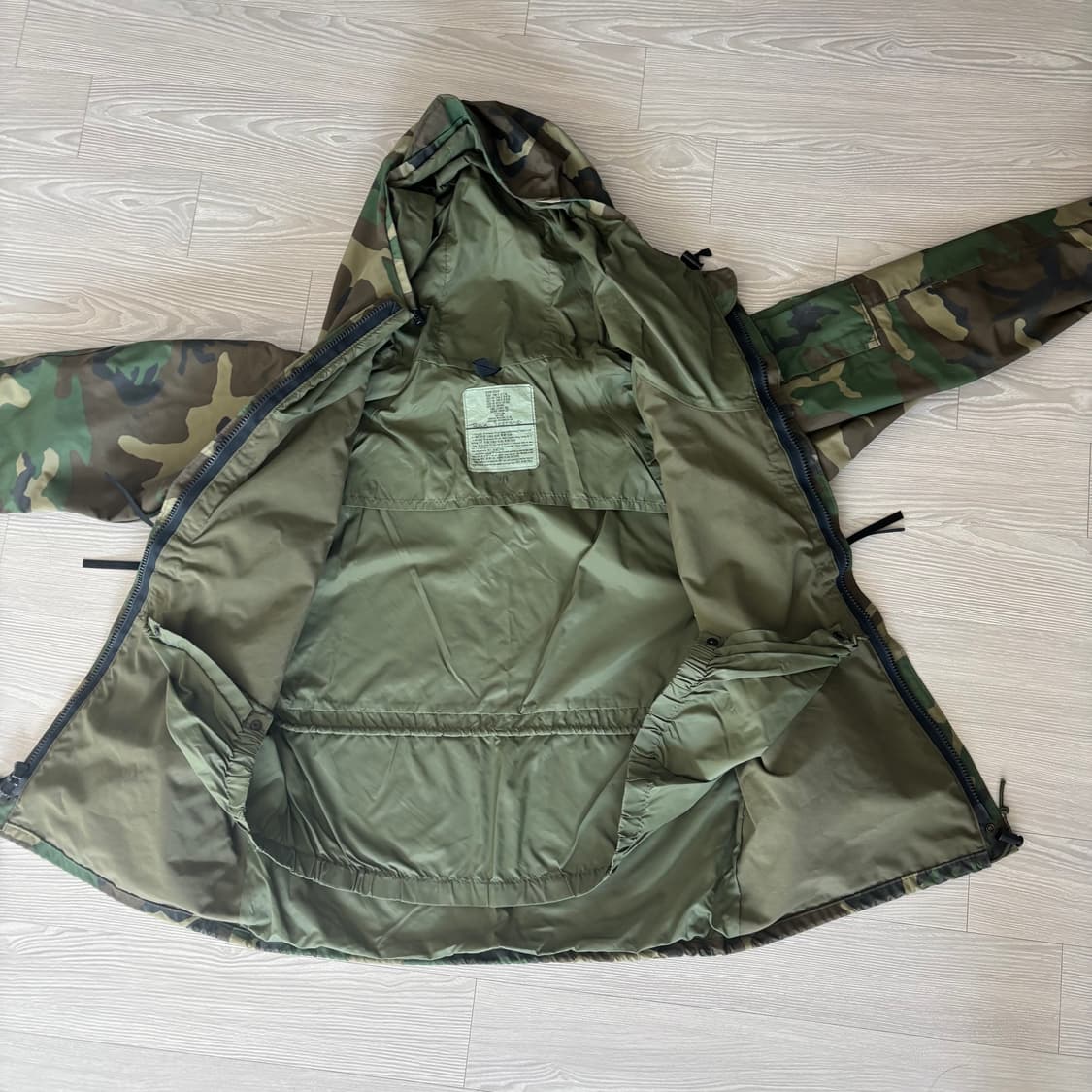 80‘s 우드랜드 카모 콜드웨더파카  상품이미지7