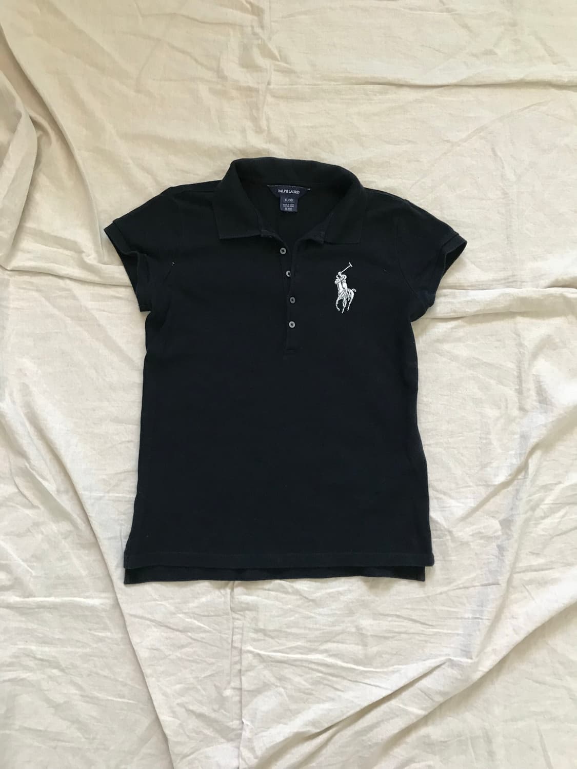 폴로 랄프로렌 빅포니로고 블렉 카라티 상품이미지5