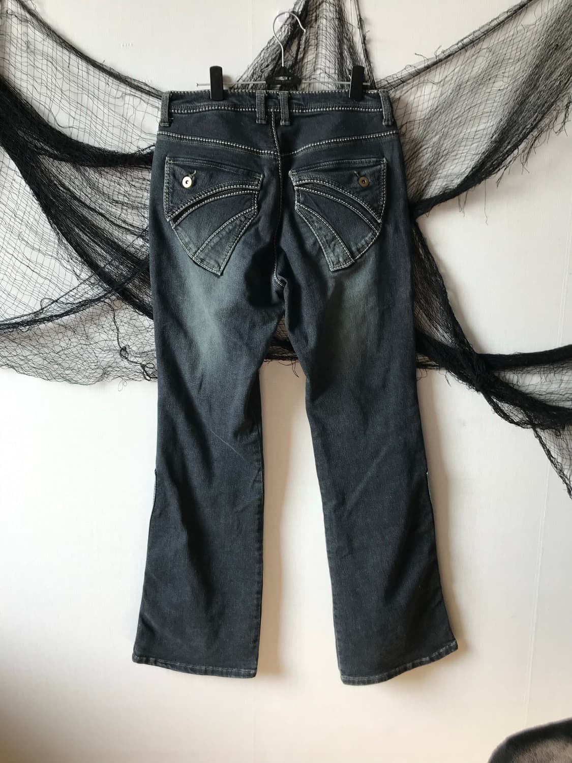 00s pocket zipper detailed bootscut deni 상품이미지5