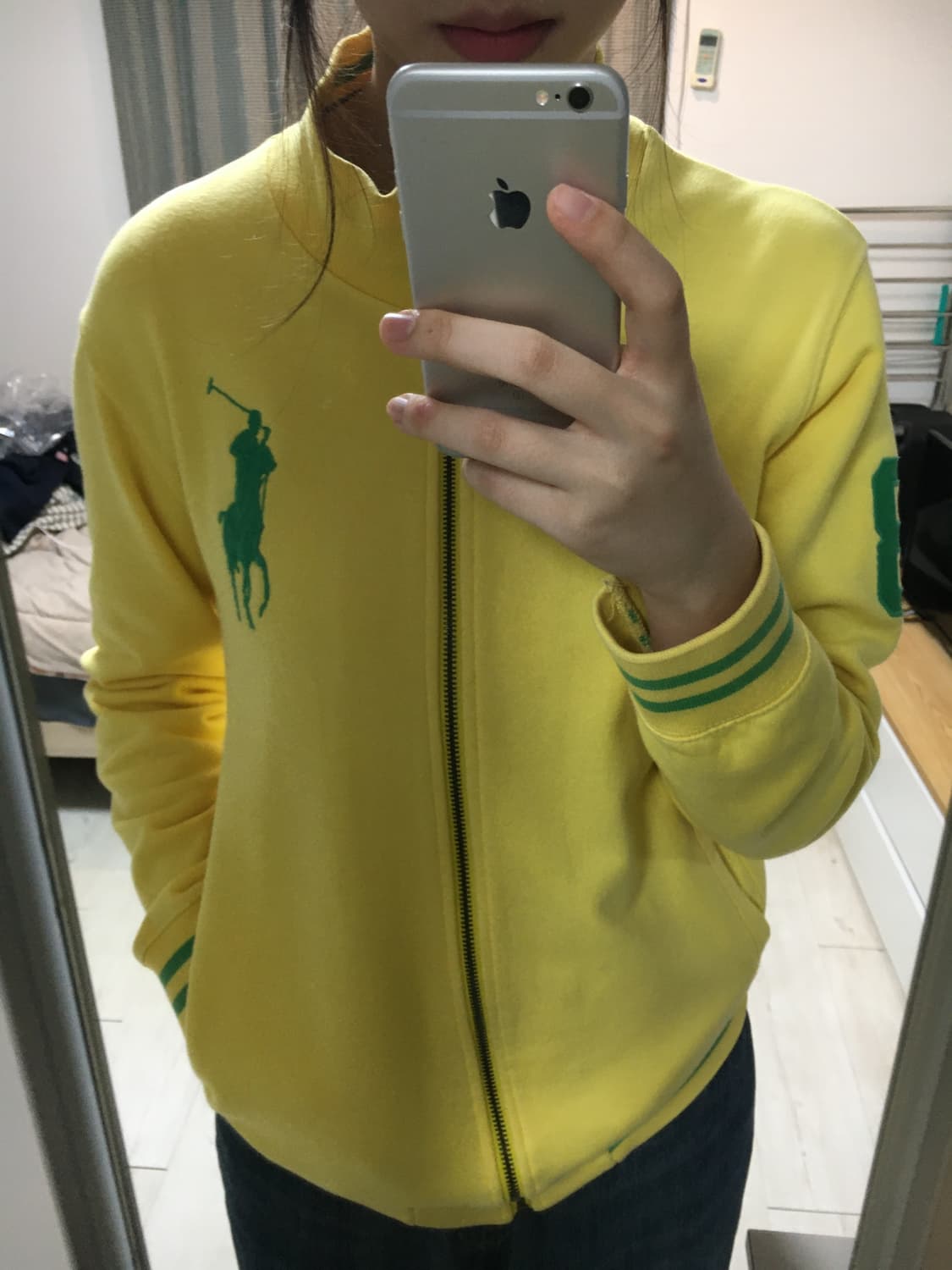 폴로 올드스쿨 집업 옐로우 상품이미지1