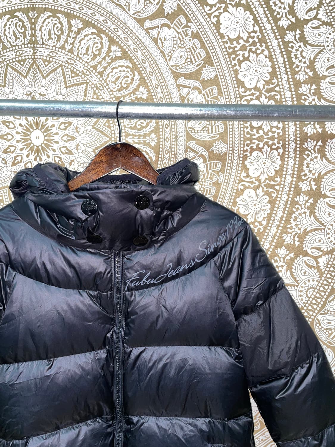 푸부 후부 거위털 더블버튼 패딩  상품이미지4