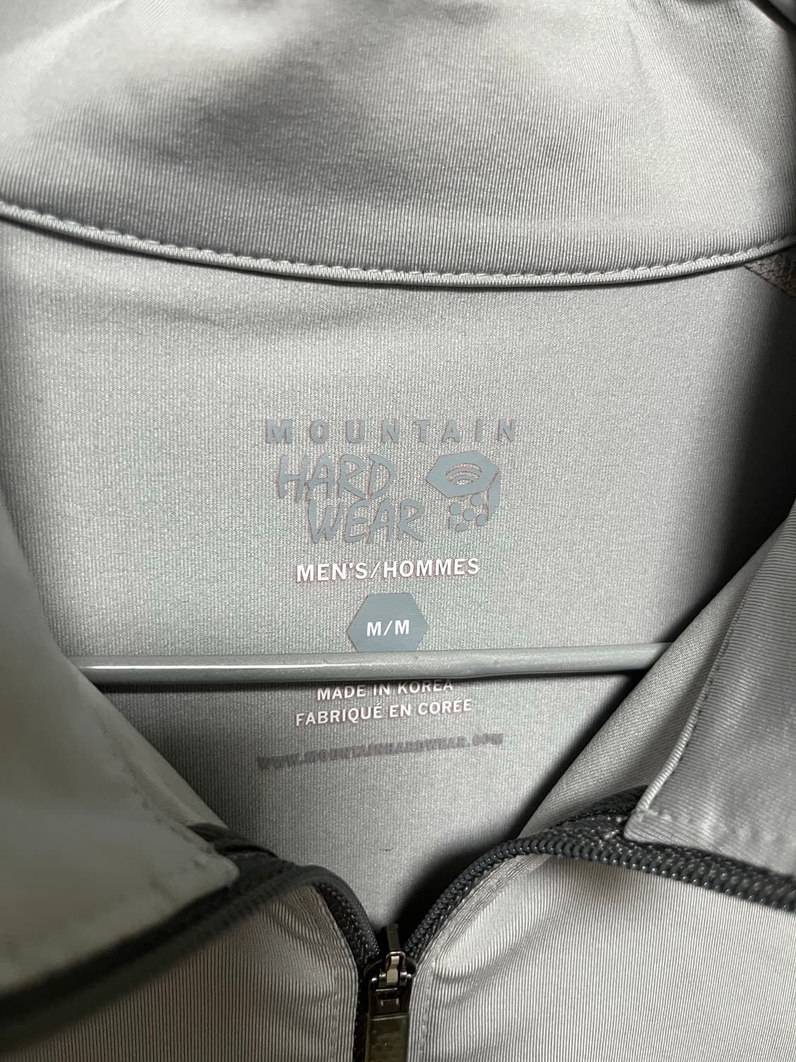 마운틴하드웨어 하프집업 긴팔티 그레이 상품이미지4