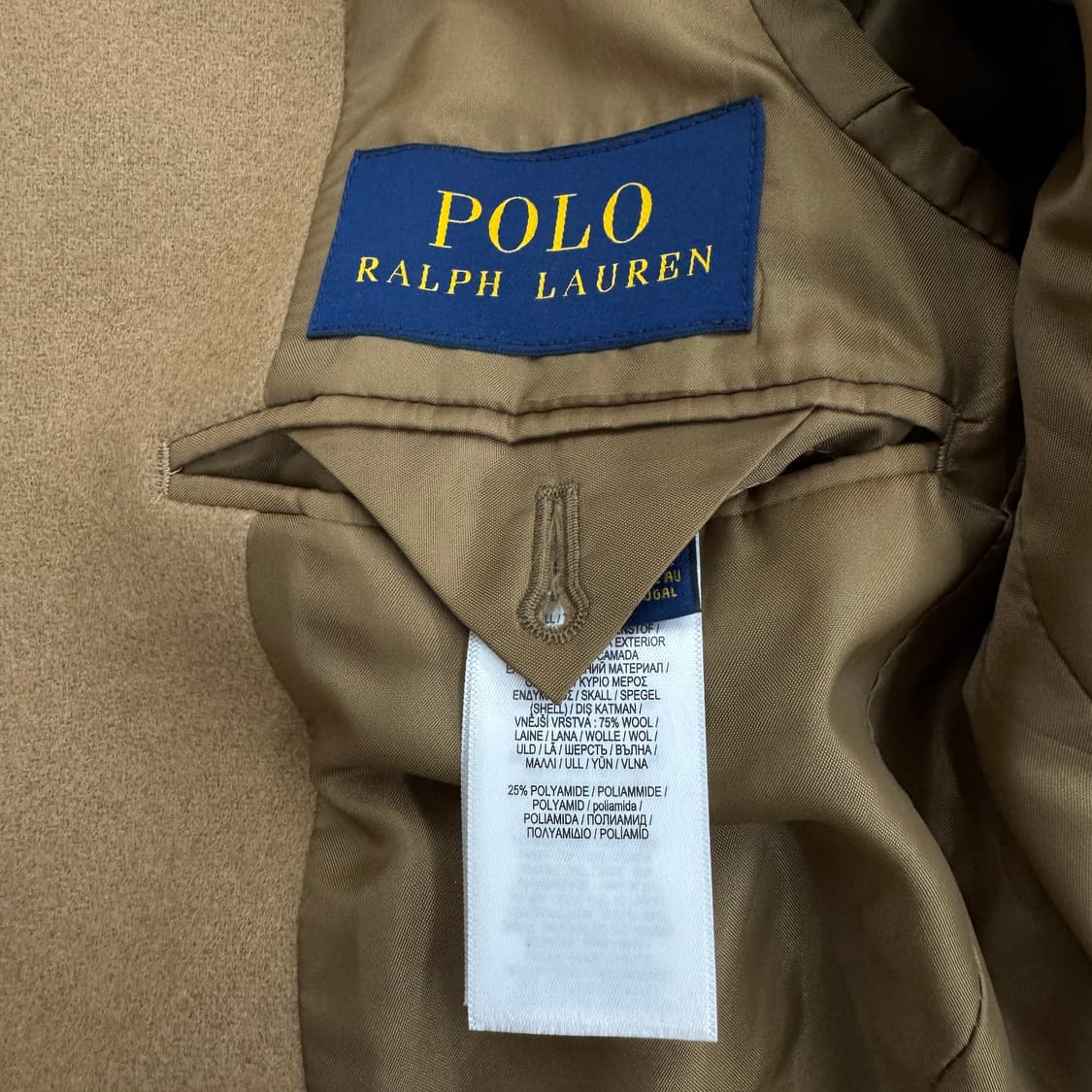 폴로 신형 싱글 브레스티드 코트 베이지 상품이미지7