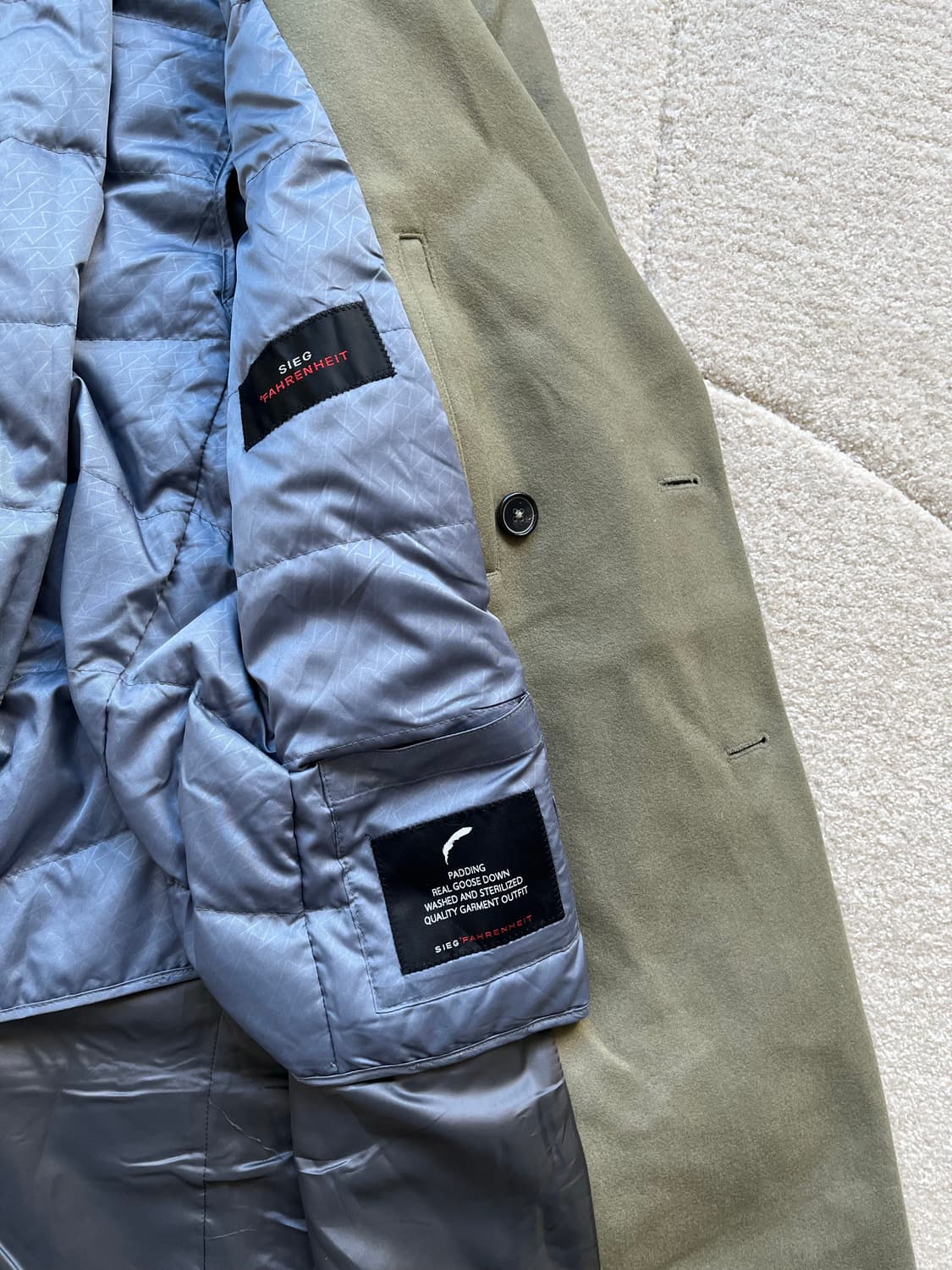 지이크 파렌하이트 울캐시미어 구스다운 코트 (100-105) 상품이미지8