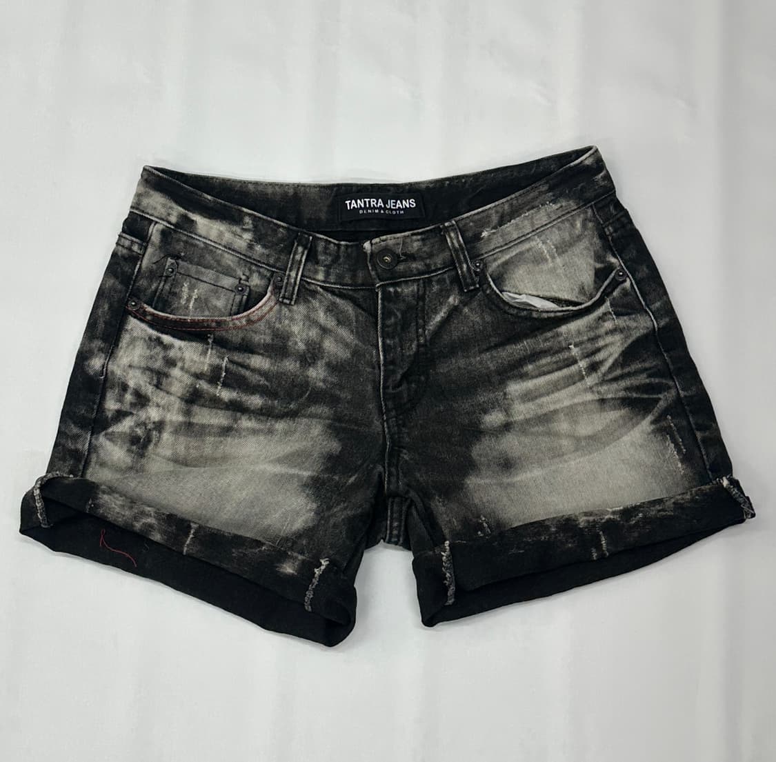 🖤나나깔 데빌 코디세트 🖤 지뢰계 마계 레이어드 블랙 홀터넥 벨벳 상품이미지6