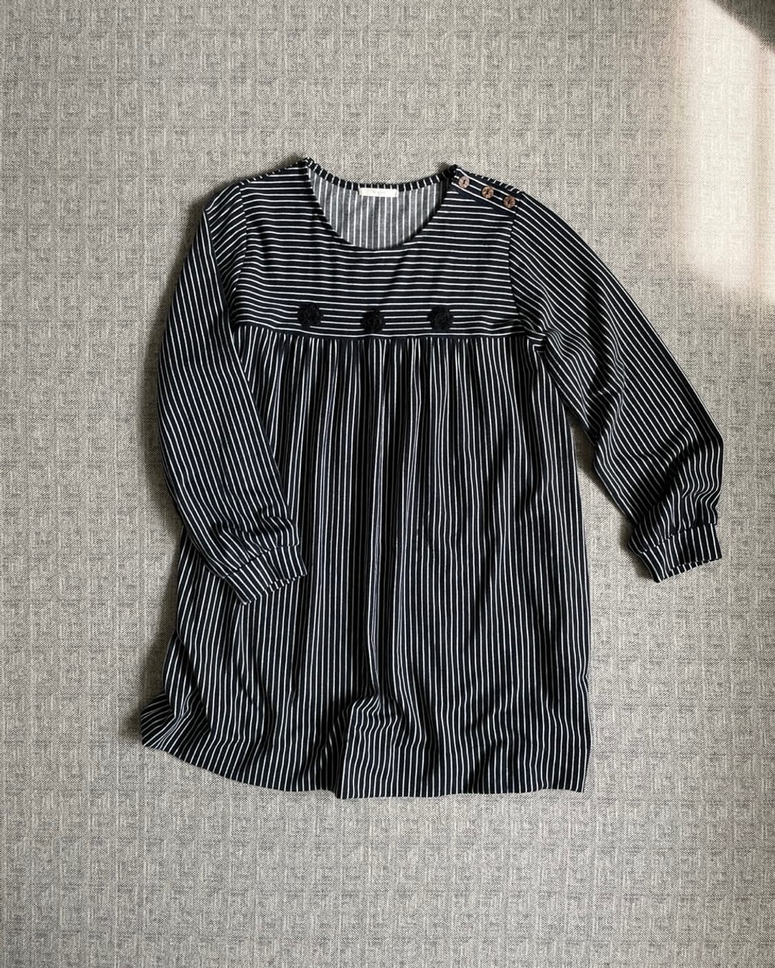 stripe patterned one-piece 상품이미지7