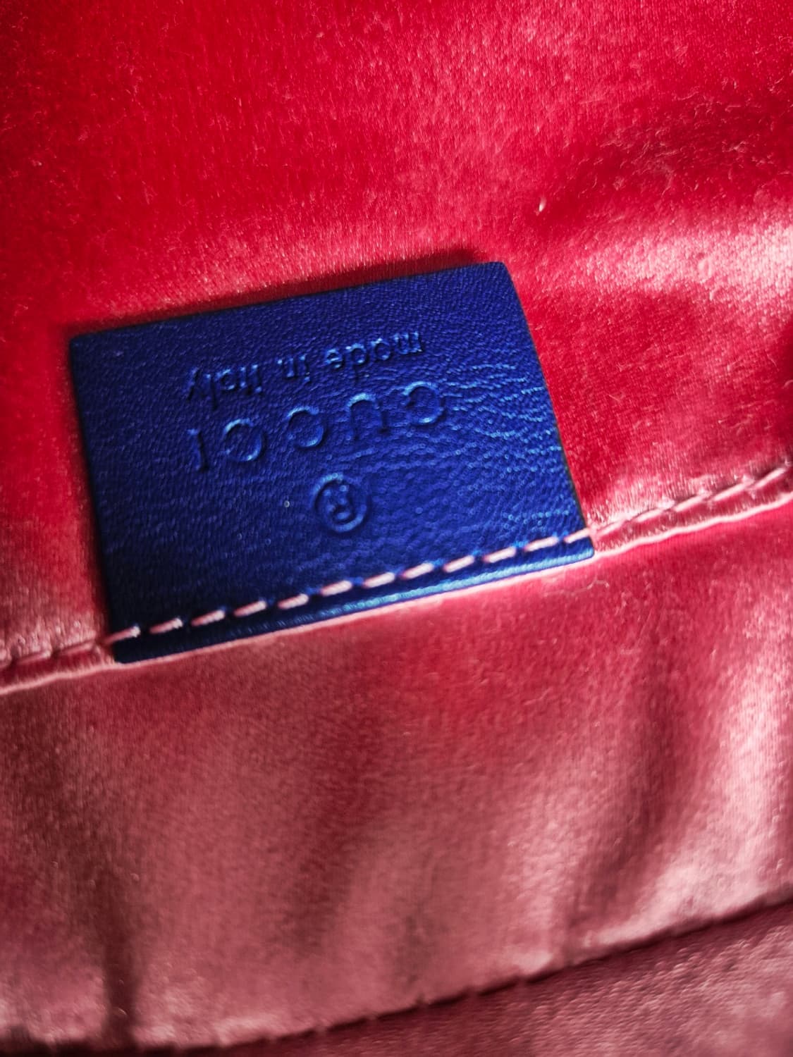 구찌 마몽 벨벳 카메라백 블루 상품이미지8