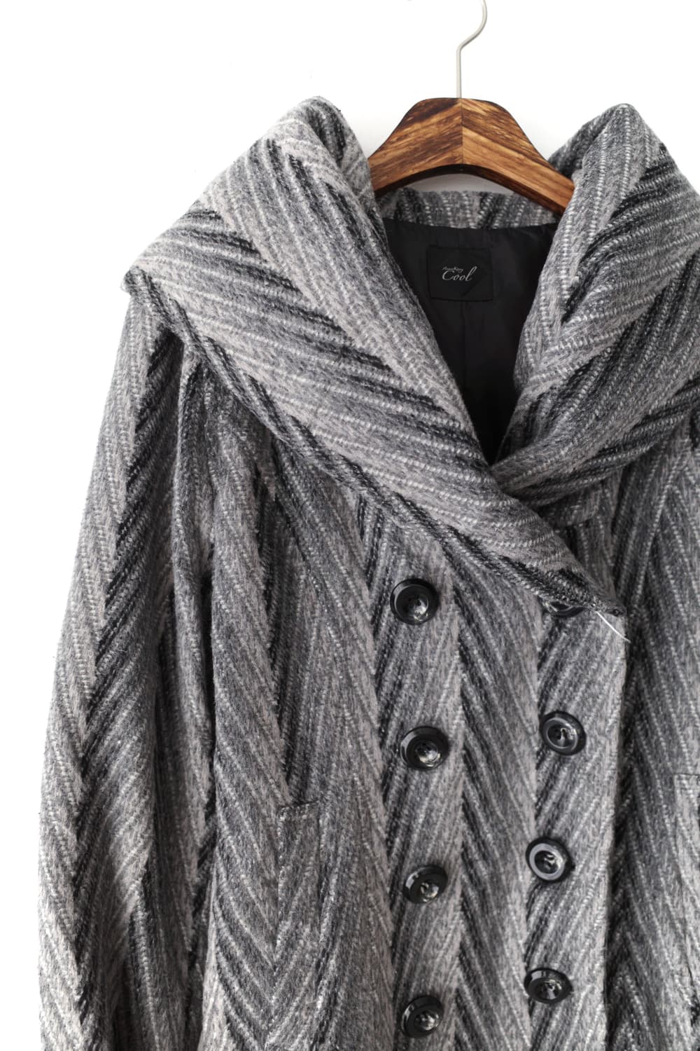 puff collar coat 상품이미지3