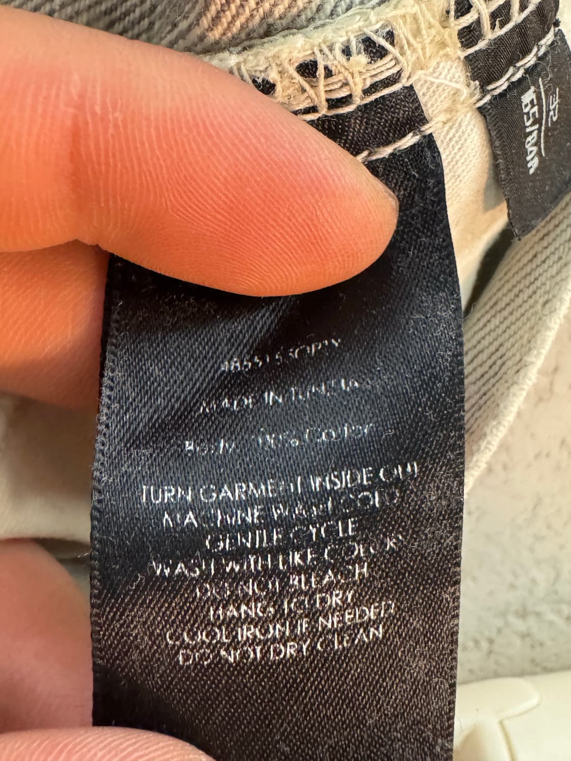 랄프로렌 화이트 데님 바지 32 상품이미지7