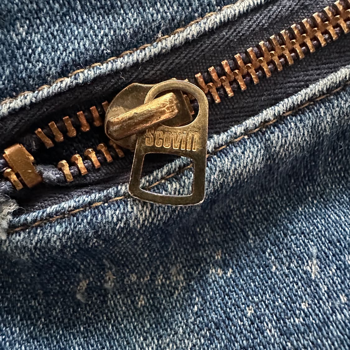 70s 컴온스트롱 웨스턴 렌치 데님 보아 베스트  MADE IN USA 상품이미지3