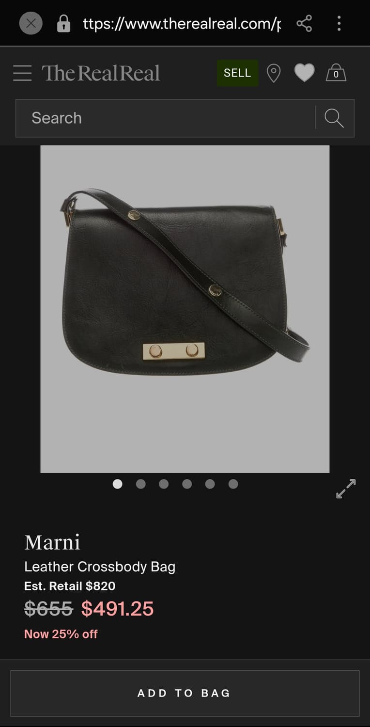 Marni 마르니 베르니체 블랙 크로스백 상품이미지2