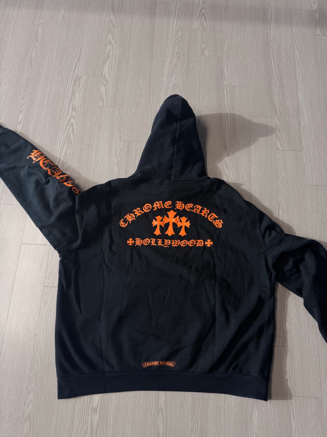 크롬하츠 오렌지 세메터리 후드 L 상품이미지2