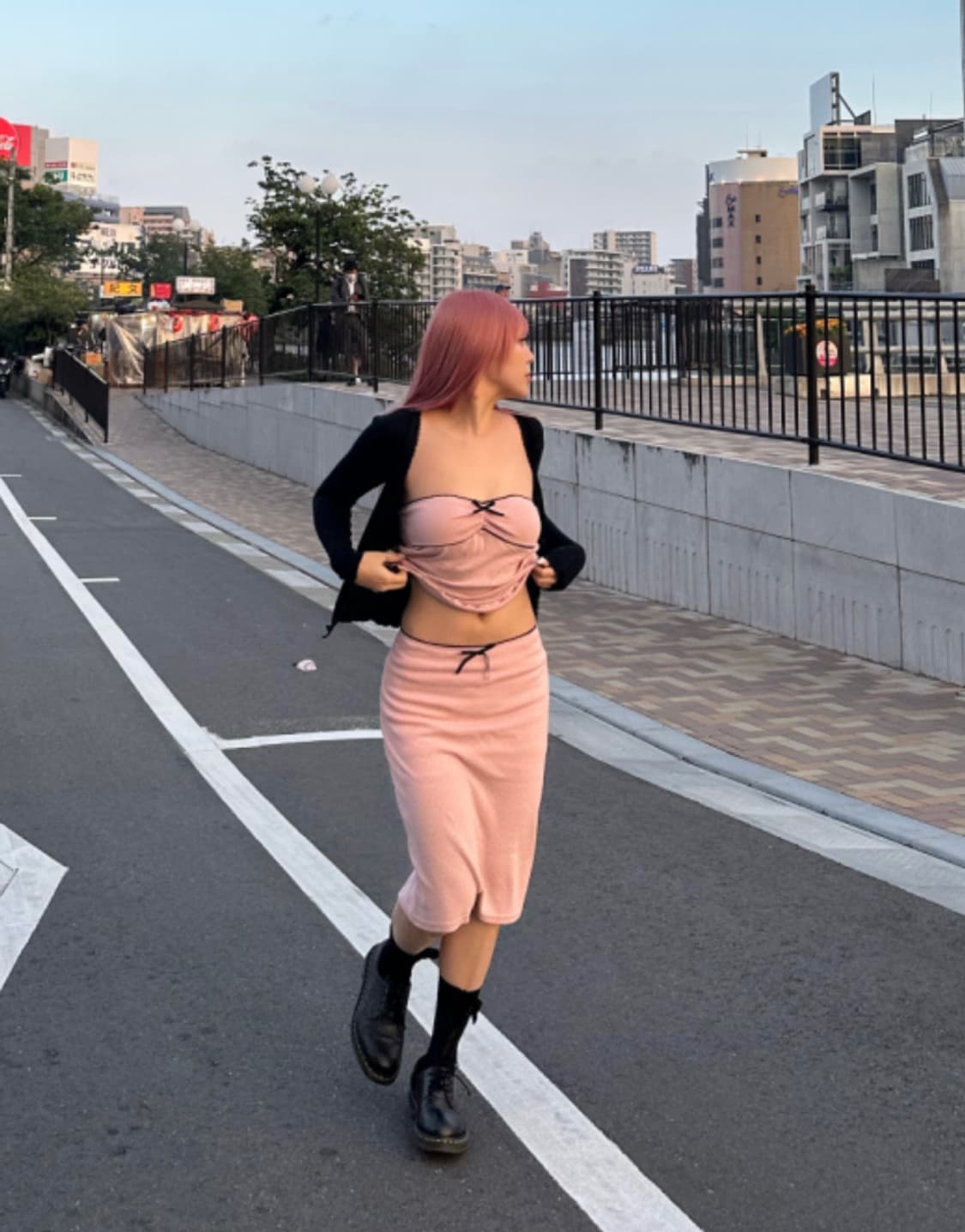 ODOR Ribbon lace set-up 오도어 리본 레이스 셋업 상품이미지6
